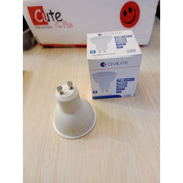 Bohlam Led spotlight gu10 gu.10 7W 7 Watt Natural / Warm / Putih