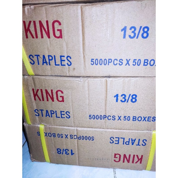 

isi Stapler tembak KING 13/8 per Dus/cartoon isi 50 box