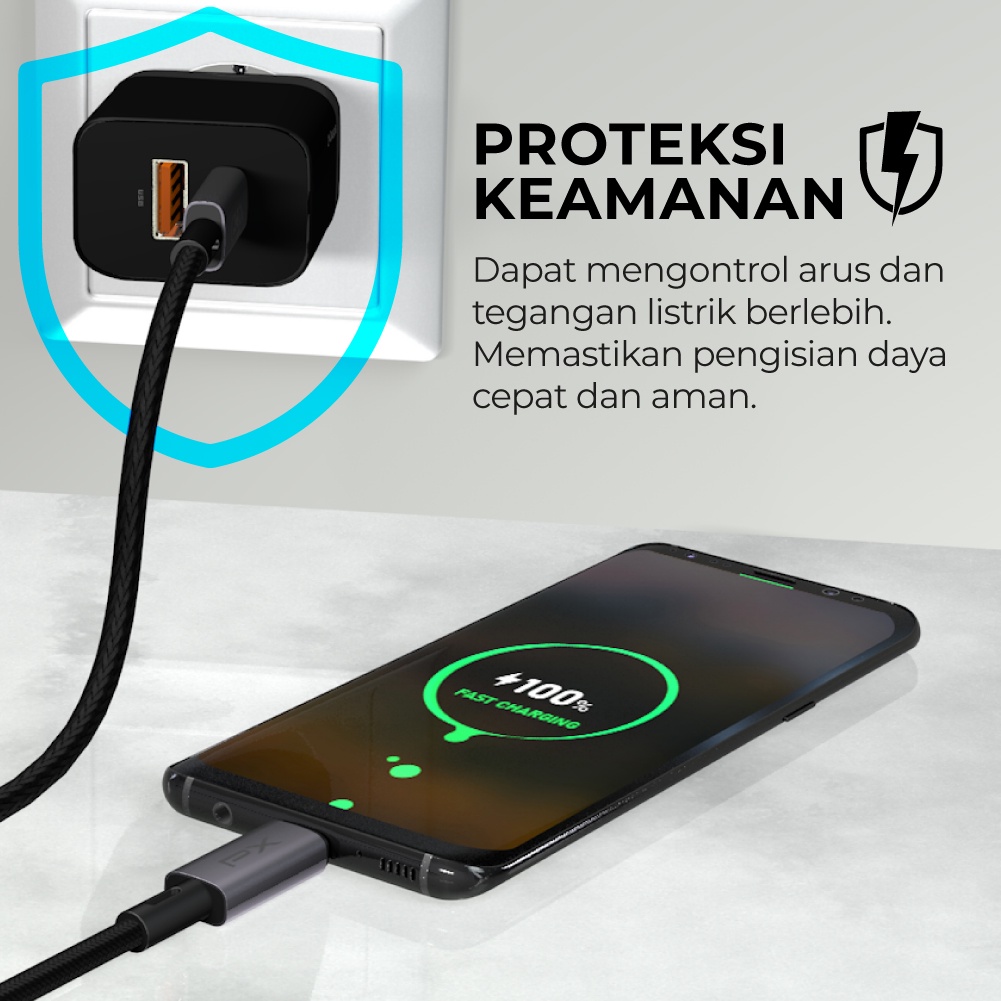 Kabel Charger Fast Charging USB C 8K Kabel Data 240W 1 PX UCC4-1B