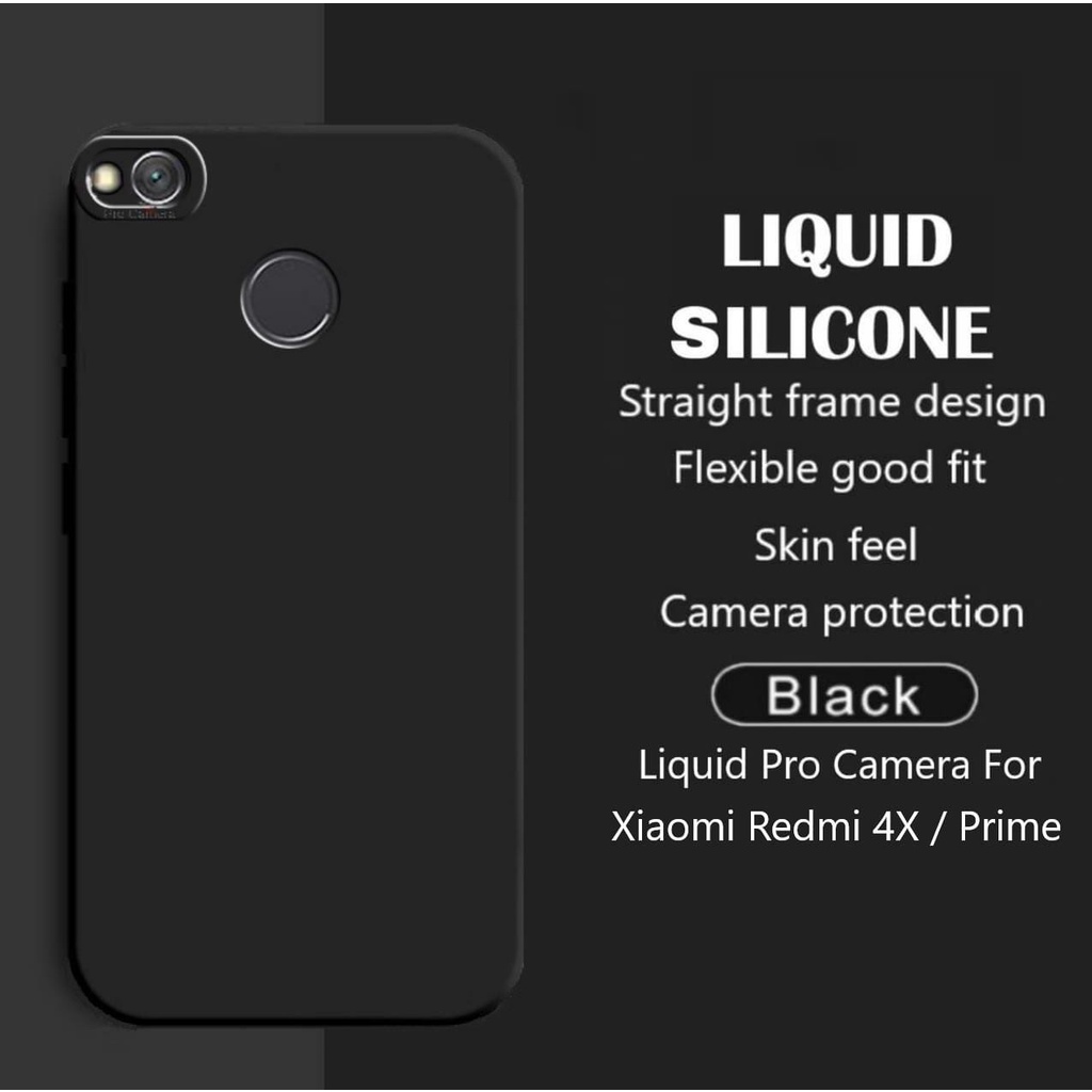 Promo Case XiaomI Redmi 4X 4X Prime Liquid Silicone Case Premium Anti Bekas Sidik Jari