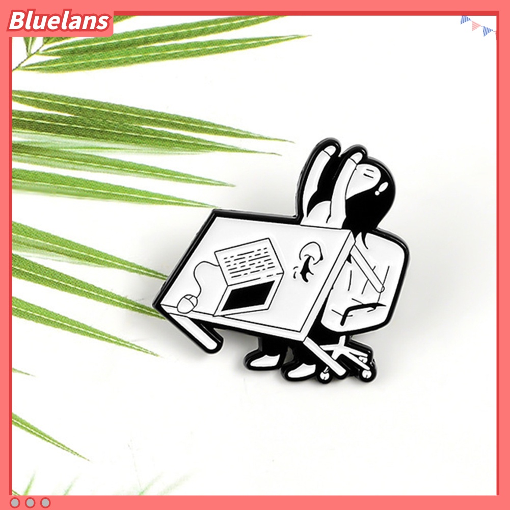 Pin Bros Lencana Jaket Kerah Bahan Alloy Enamel Untuk Dekorasi