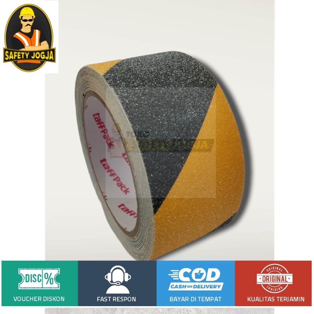 LAKBAN LANTAI ANTI SLIP ANTI LICIN Safety Walk Tape