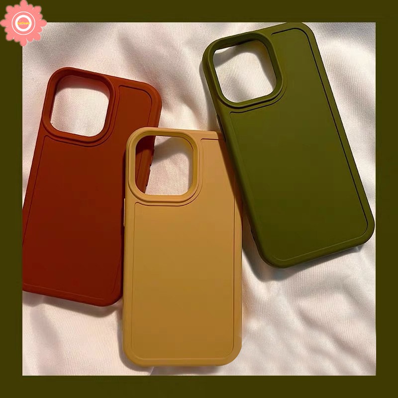 Soft Case Matte Warna Permen Macaron Untuk iPhone 11 XR 7plus 8plus 14 13 11 12 Pro MAX X XS MAX 7 8 Plus