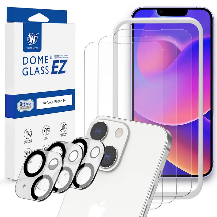 Whitestone EZ Tempered Glass Iphone 14 Pro Max Iphone 14 Plus 14 Pro