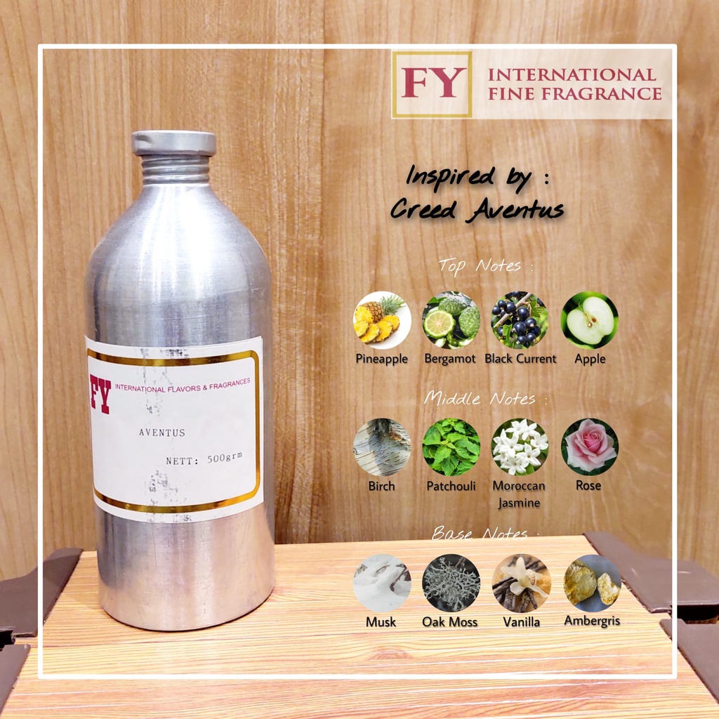 Fragrance Oil (bibit parfum) - Aventus - inspired by Creed Aventus