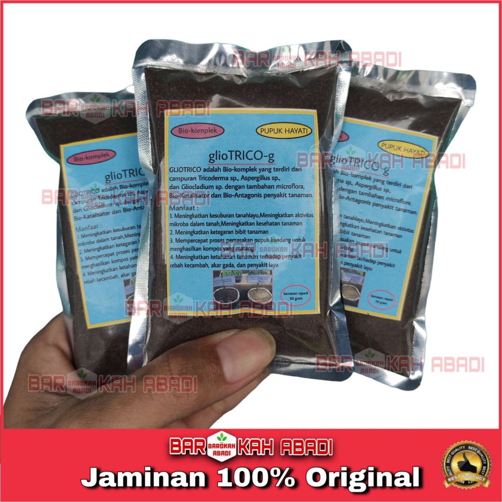 REPACK Pupuk Hayati Trico-G 50gram | TRICO-G