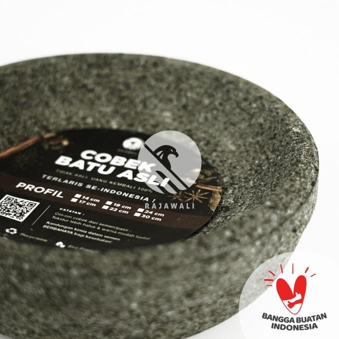 TERMURAH Cobek Batu Profil 19 cm /PERALATAN MASAK SET/PANCI PRESTO/PANCI SET/WAJAN ANTI LENGKET