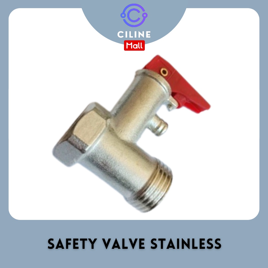 Jual Safety Valve 1/2" Kuningan / safety Valve compresor 1/2
