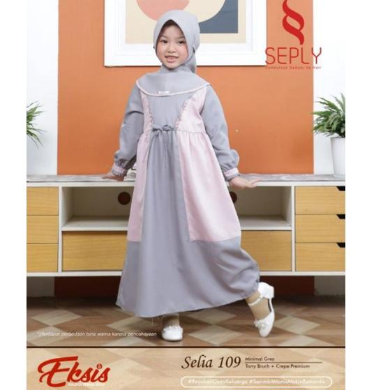 Super Promo KAVTV SARIMBIT SEPLY EKSIS 187 MINIMAL GREY 2022 BAJU COUPLE KELUARGA / FASHION MUSLIM /