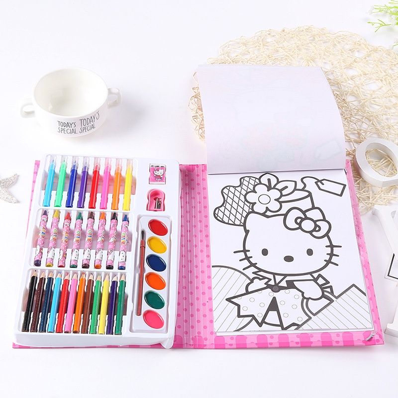 

Set Crayon / Pensil warna Crayon / Crayon Cat Air Pensil Warna Set Lengkap / Pensil warna Viral / Crayon isi 34 / Pensil Warna Anak Kecil