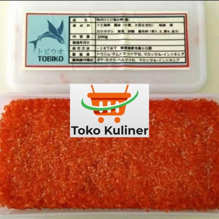 

RB Tobiko Orange Telur Ikan 500gr Kaya Omega 3
