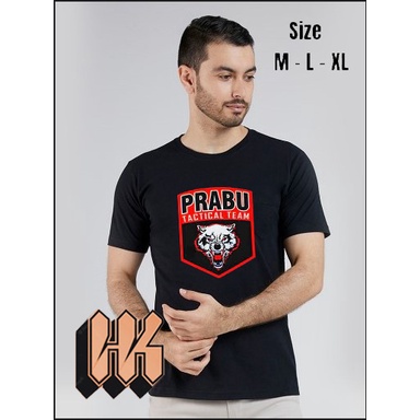 Baju Kaos Pria Distro Lengan Pendek Team Prabu - Hokki Store