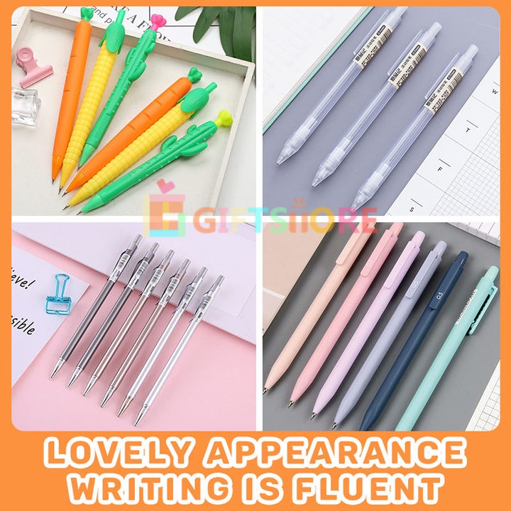 

COD✨1Pc Pensil Mekanik 0.5mm 0.7mm Bahan metal Untuk Menggambar Menulis Sketsa Penghapus Plastik Transparan untuk Sekolah GS