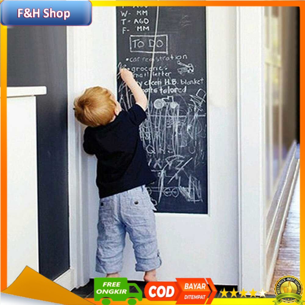 

H&F Stiker Dinding Papan Tulis Kapur Flexible 100 x 45 cm - 513