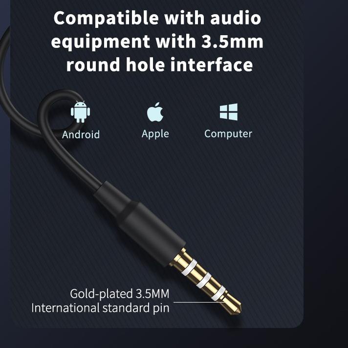 Discount Today Basike Headset Gaming Handsfree Wired Earphone Hifi Extra Bass Android  Audio In-Ear 