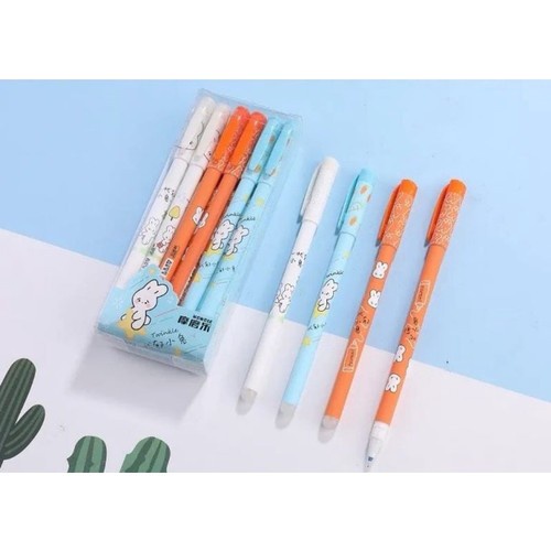 ODEMEI Pen Gel Hapus /Pulpen Bisa Dihapus/Erasable Pen isi 12Pcs Pen Lucu