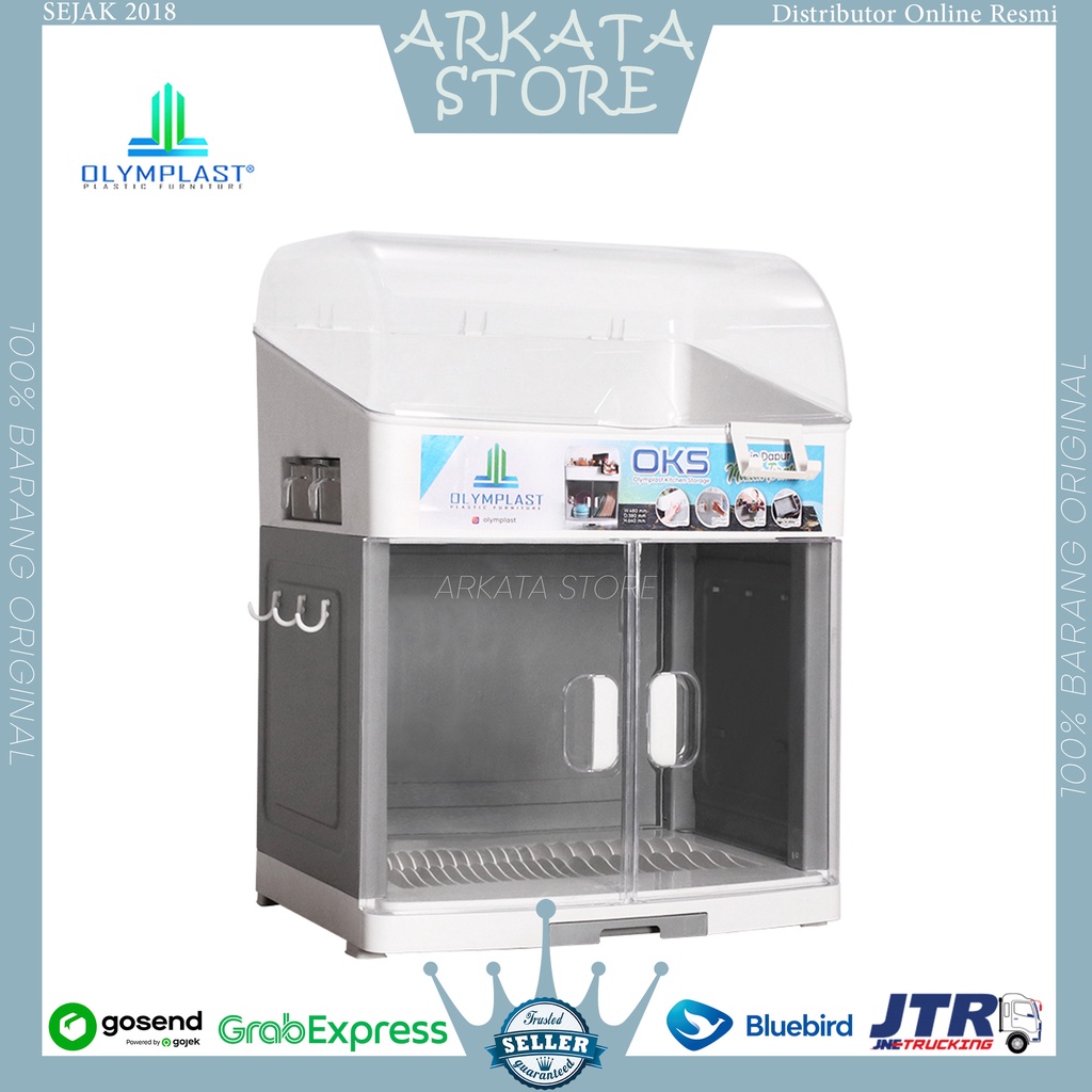 Rak Piring Plastik | Dish DRAINER Olymplast OKS | Rak Piring Plastik Olymplas | Rak Bumbu | Rak Piri