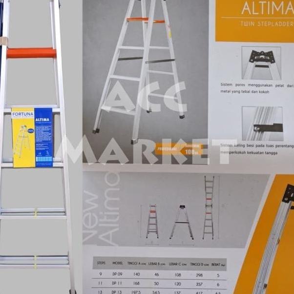 TANGGA LIPAT ALUMINIUM 170 CM PANJANG ALUMUNIUM ALMUNIUM DFHD4656F4O