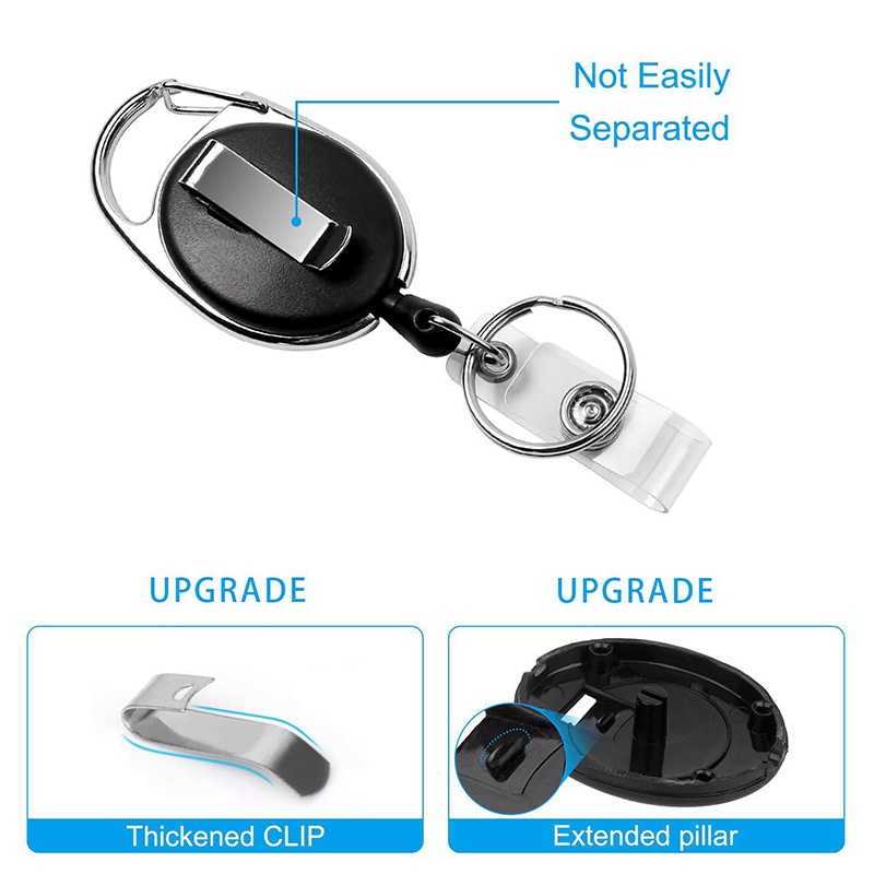 Pemegang Kartu untuk Kartu Bank Lanyard PU ID Pemegang Lencana Perawat Aksesoris Lencana Ditarik Gantungan Kunci Perlengkapan Kantor ID Card