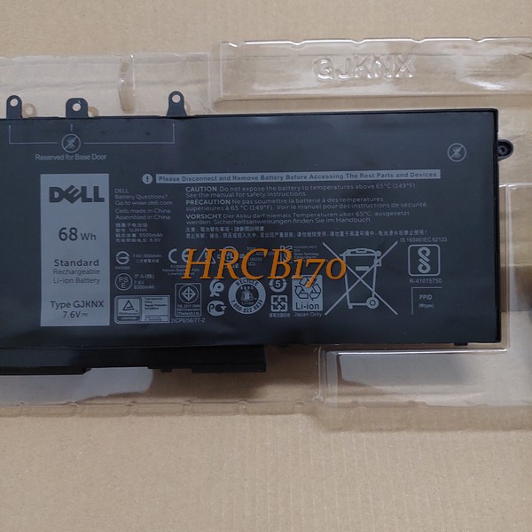 Baterai Dell Latitude 5580 5490 Precision 3520 7520 3530 GJKNX -HRCB