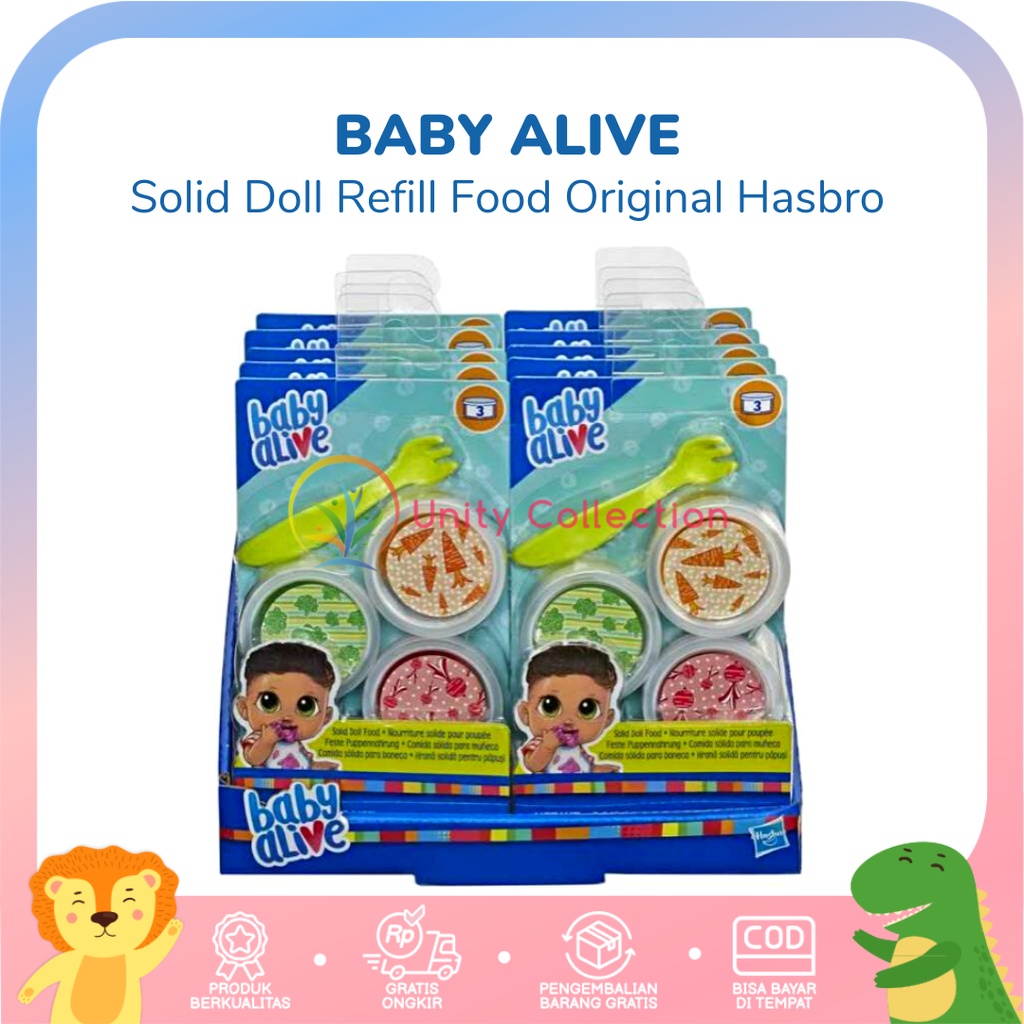 Baby Alive Solid Doll Refill Food Original Hasbro
