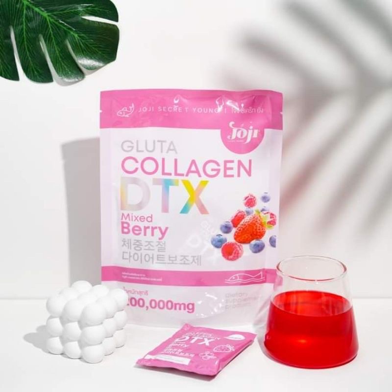 Joji gluta collagen DTX (10 sachet) original thailand