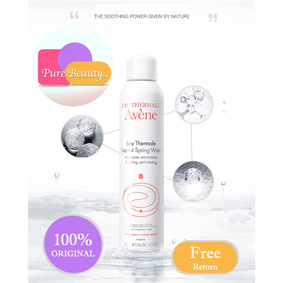 Avene Thermal Spring Water 300ml Face Mist Semua Jenis Kulit Kulit terbakar sinar matahari kulit gatal  ❤ 100% Original ❤