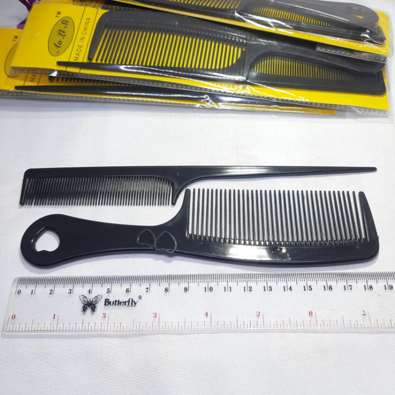 10 Pasang Sisir Rambut Set warna Hitam Grosir