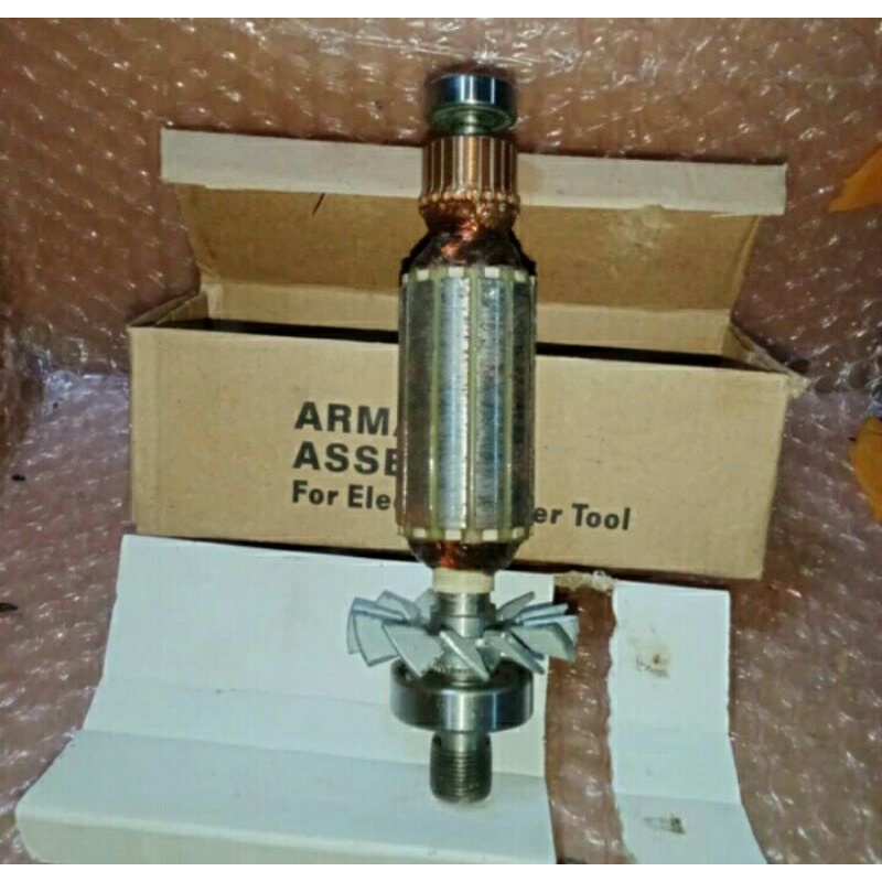 ARMATURE ASSEMBLY ANGKER MESIN TRIMER/ ROTOR N 3701