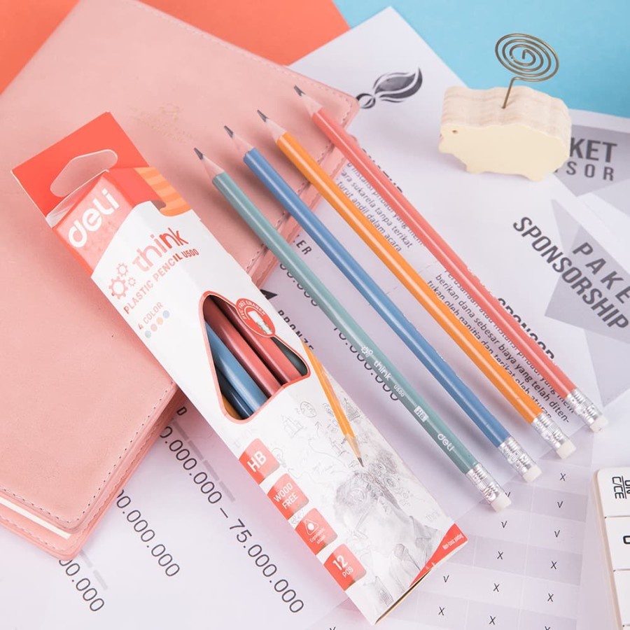 

Pensil DELI Think HB - EU50000 Deli