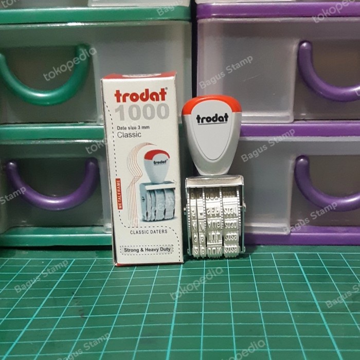 

Lucu Stempel Tanggal Manual Trodat 1000 Std Line Dater [3 Mm] Hemat