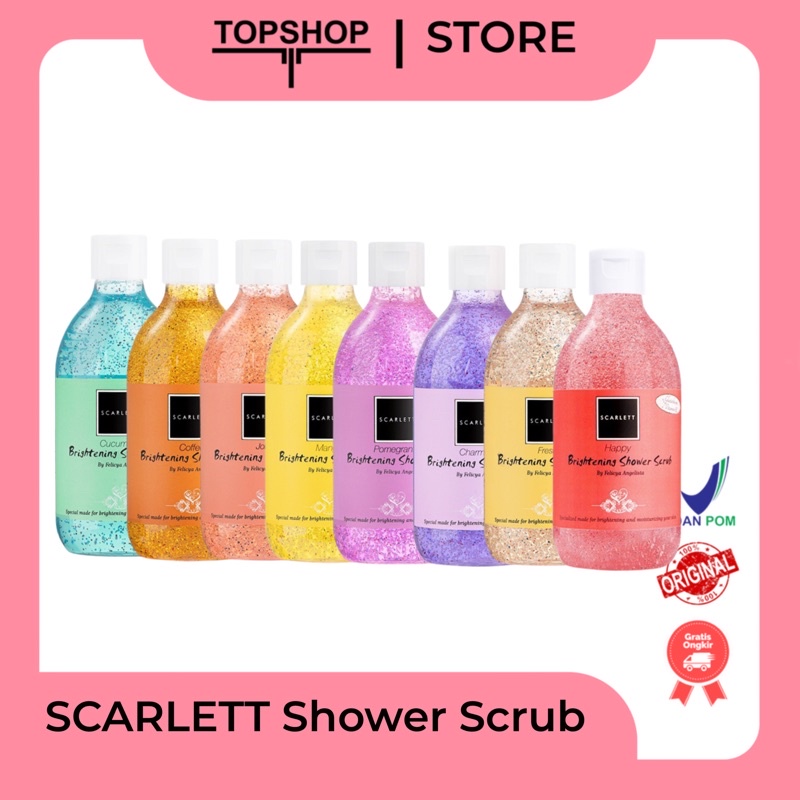 Scarlet Shower Scrub (sabun)