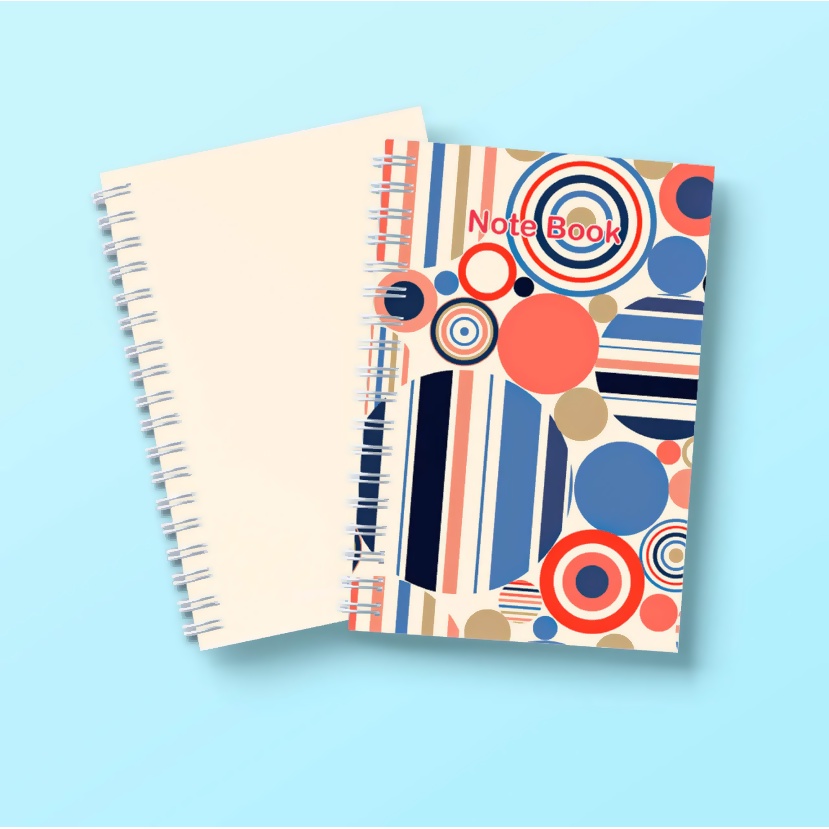 

NOTEBOOK CUSTOM A5 HARD COVER SPIRAL