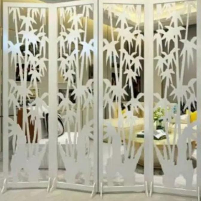 Sketsel Ukir Partisi Kayu Pembatas Penyekat Ruangan