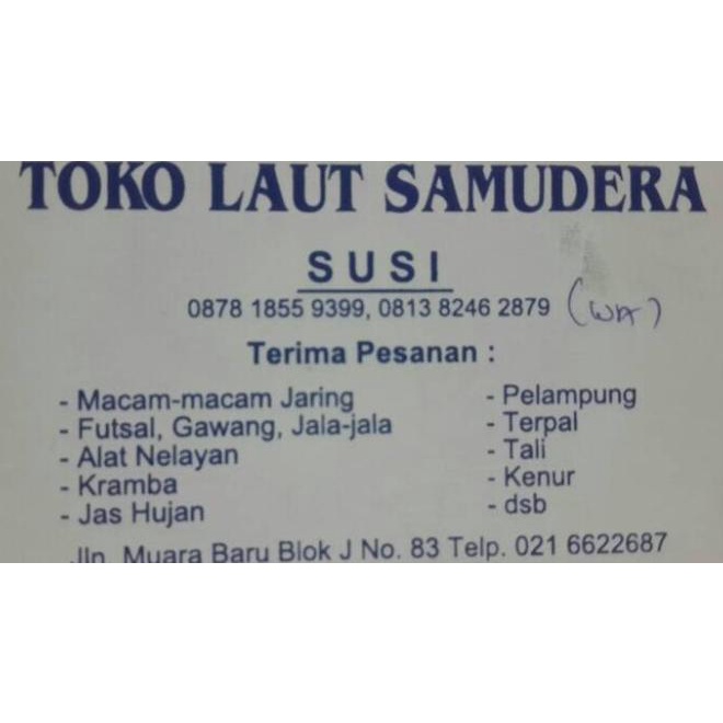 Jaring Ikan 3' Senar 0.40 70X80