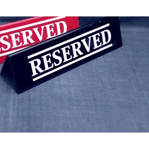 

Acrylic RESERVED 7x25