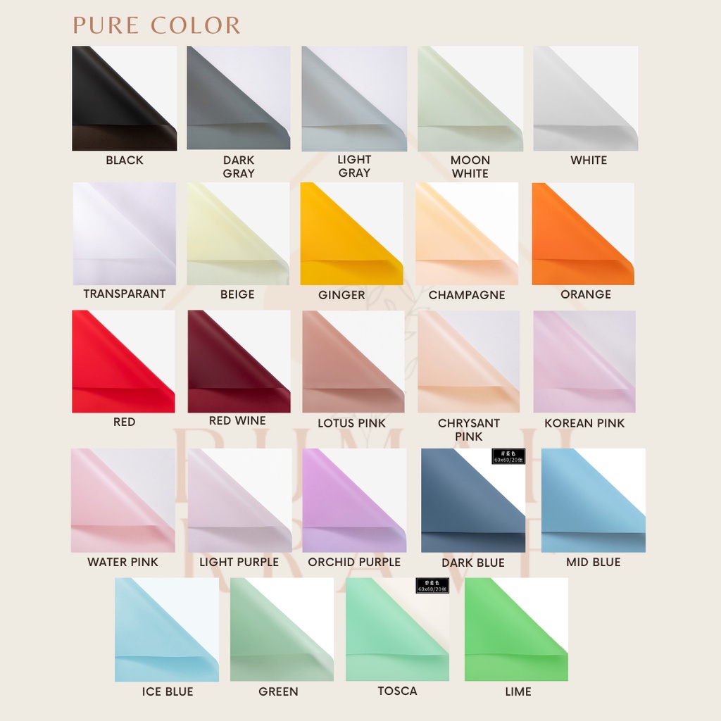 

RUMAH KRAVE - Semi Transparan Cellophane Wrapping Paper Kertas Bunga