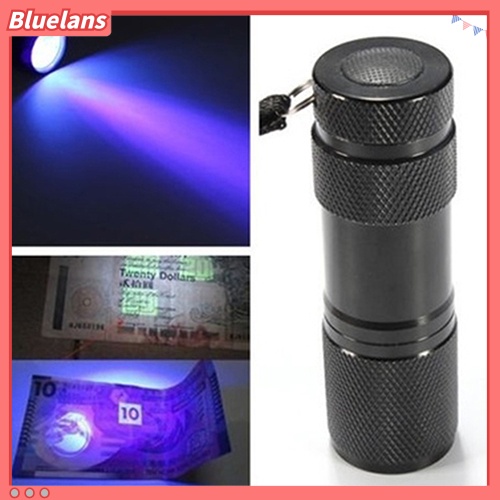 [Bayar Di Tempat]Lampu Senter LED Mini Sinar UV Cahaya Hitam yang Mudah Dibawa