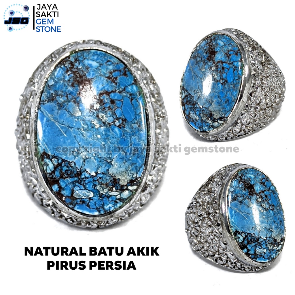 Natural Batu Akik Pirus Persia Original PP04