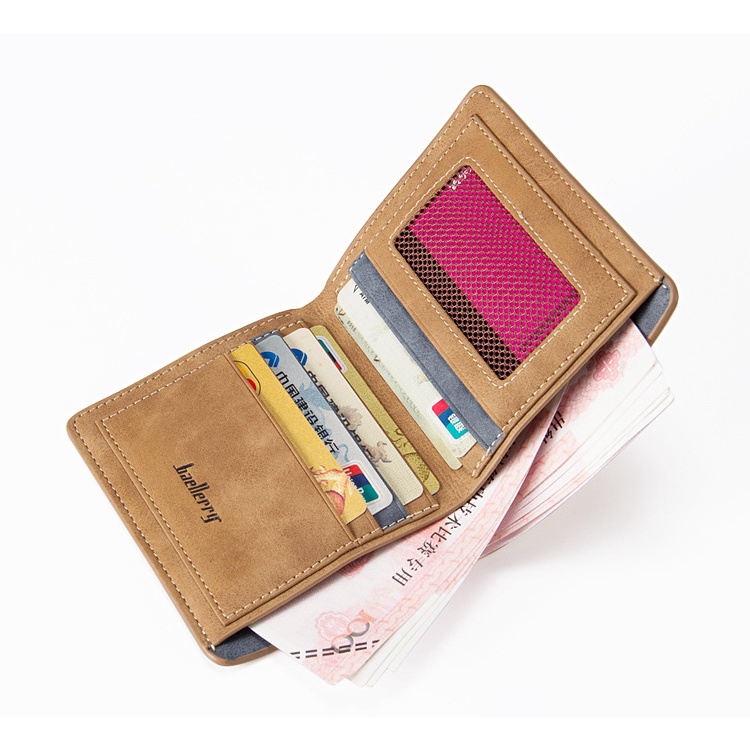 BAELLERRY D1152 Dompet Pria Bahan Kulit PU Leather Premium WATCHKITE WKOS
