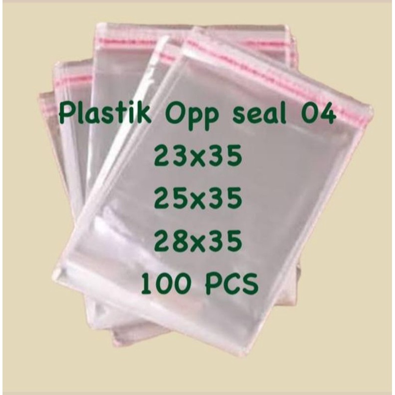 Plastik opp 04 23x35 | 25x35 | 28x35 isi 100 lembar ( plastik baju dewasa / kaos )