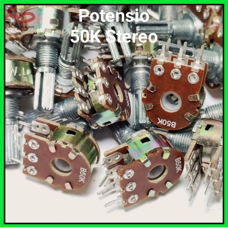 Potensio Stereo 50K Kualitas Bagus