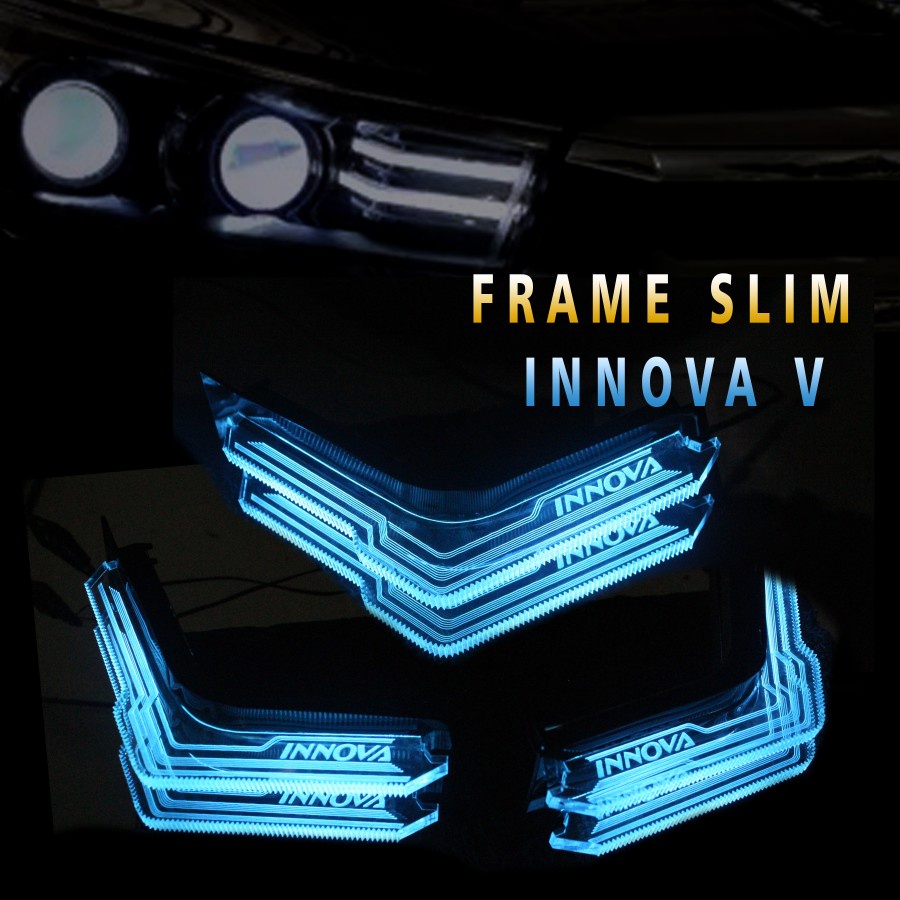 Jual Slim Frame Versi Lazy Custom 3D DRL Innova Reborn tipe V SEPASANG