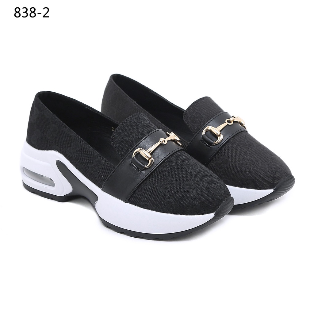 GC Horsebit GG Canvas Slip-on Shoes 838-2