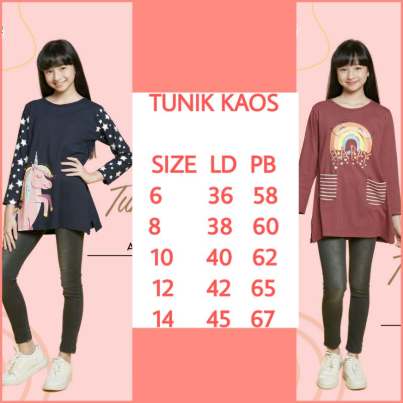 TUNIK KAOS ANAK TANGGUNG REMAJA TUNIK ANAK LITTLE DINO