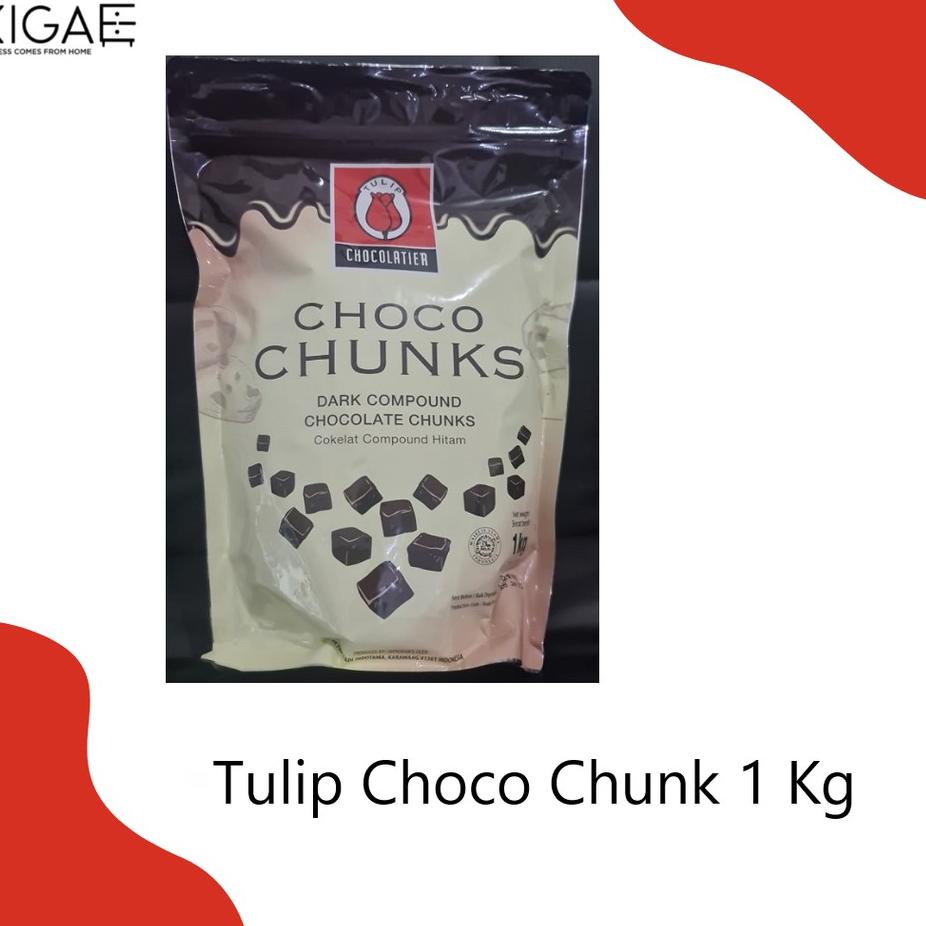 

10.10 Product HOT TULIP DARK COMPOUND CHOCO CHUNKS / CHOCO CHIPS 1 KG murah