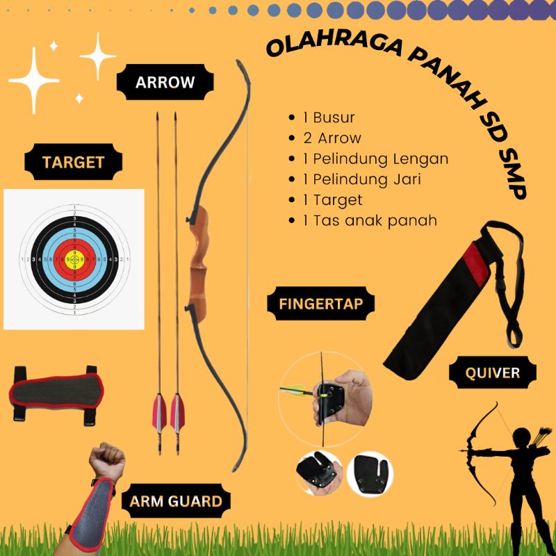 Paket Olahraga Panahan Anak SD SMP