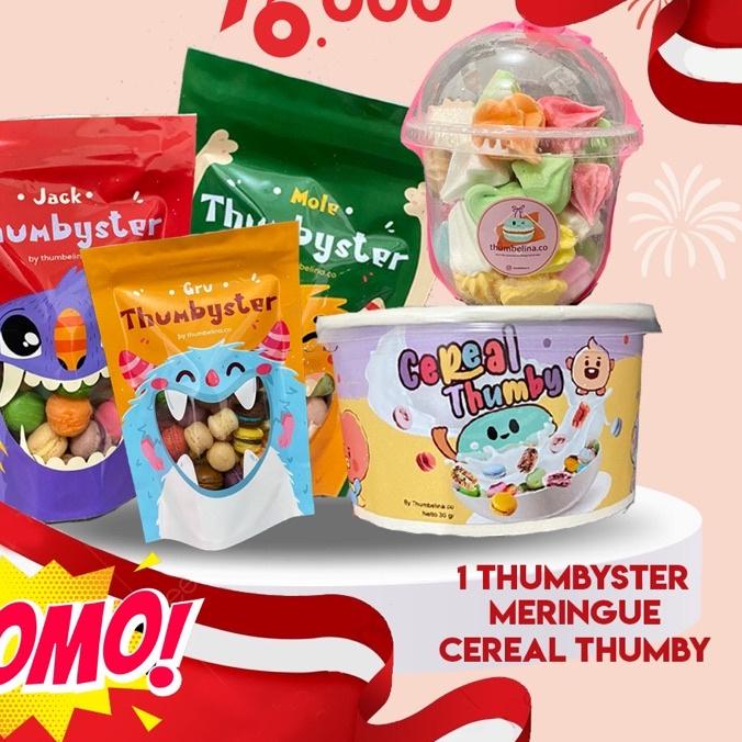 

Diskon✔️PAKET HEMAT 1 Macaron Thumbyster, Meringue, Cereal|RA3