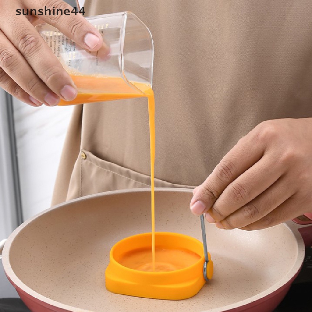 Sunshine Cetakan Pancake / Telur Bentuk Cincin Bahan Silikon