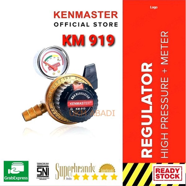 Kran Pengatur GAS HIGH Pressure pake METER Regulator LPG Tekanan Tinggi